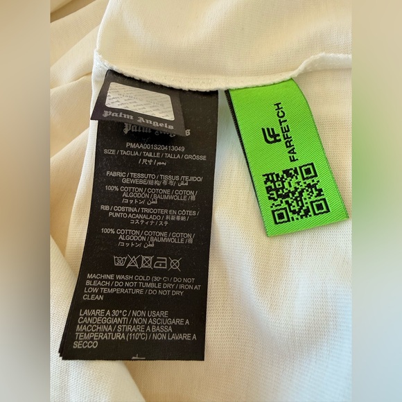 Palm Angels Cream Teddy Bear T-Shirt - Picture 8 of 10